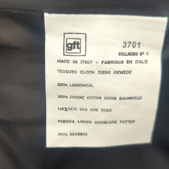 Valentino Vintage Black and White Long Sleeve Collar Button Dress IT 40 US 4 - Picture 6 of 8